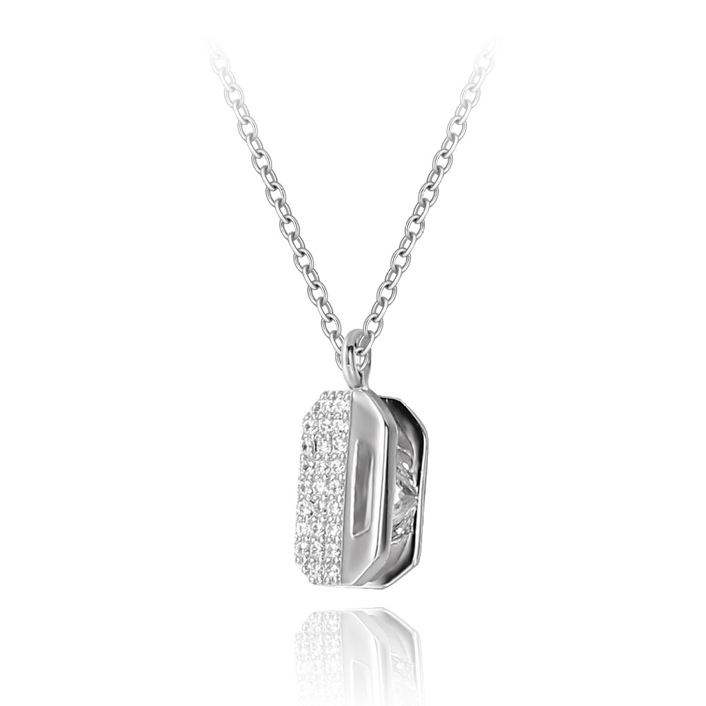 Dainty Fashion 925 Silver Fine Jewelry Zircon Pendant for Women FM022918N