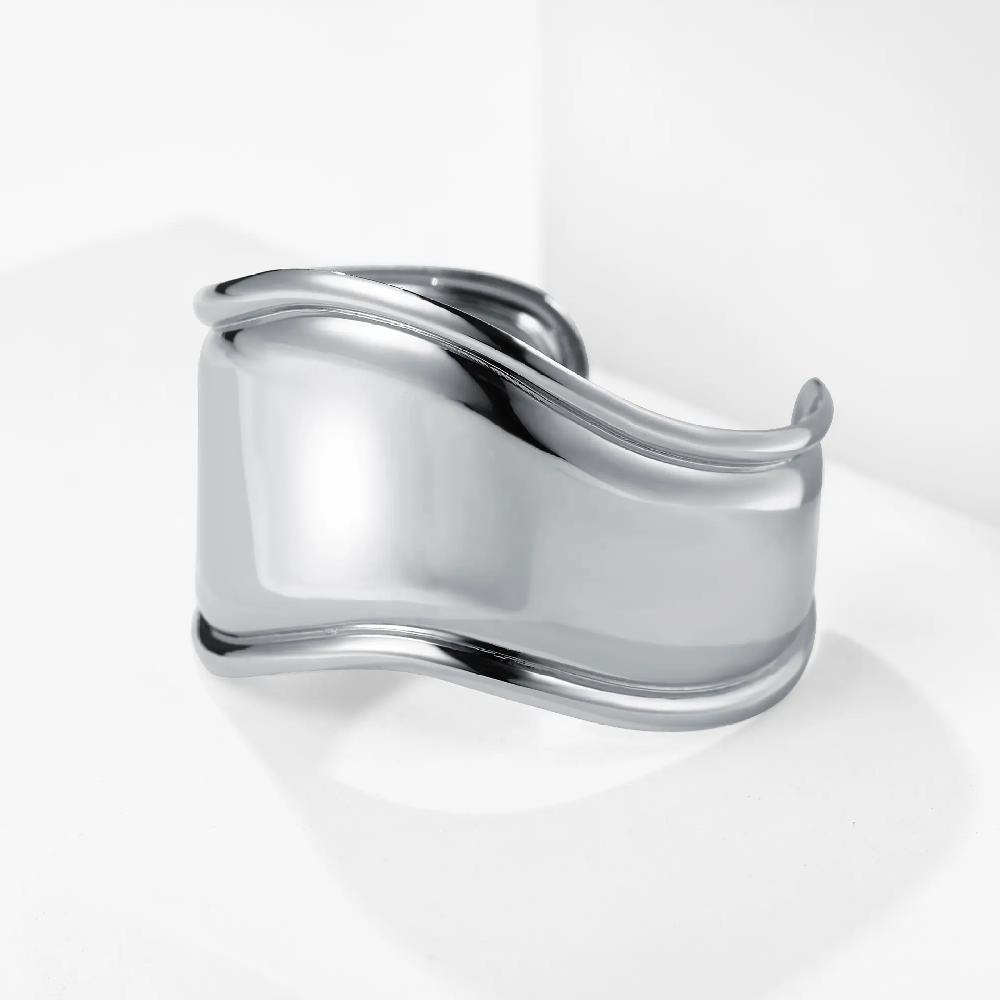 Jewelry Fashion Brass Plated Gold Bangle Cuff Bracelet Women FJ025787H002/FJ025788H001