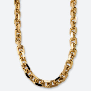 18K gold plated classic chain Cuban men's nceklace